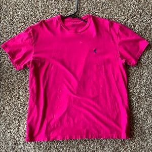 Pink Ralph Lauren Polo T-shirt